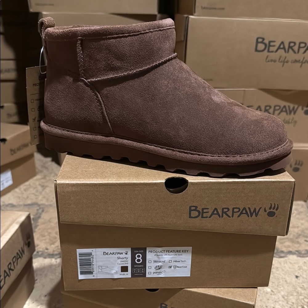 Bearpaw Shorty Cocoa Boots
